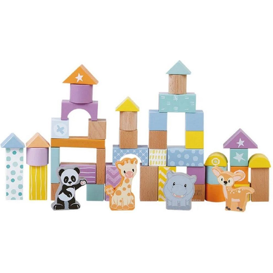 Inside Out Toys Studio Circus 50 Pcs Blocks Set