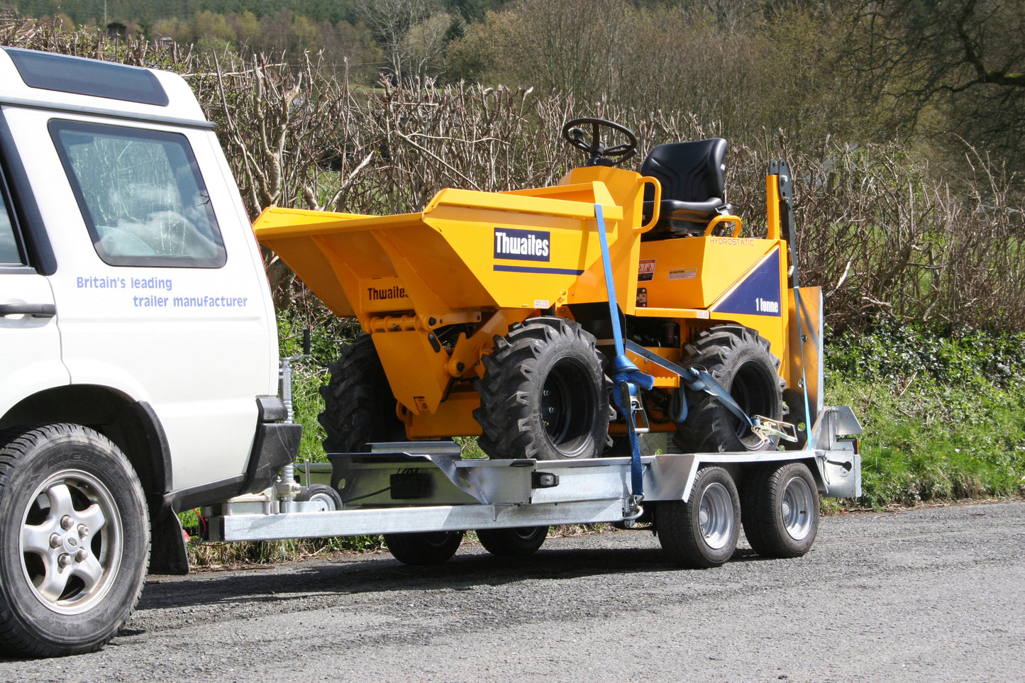 Ifor Williams GH94BT Beavertail Plant Trailer with 1.2m Ramp and LEDs