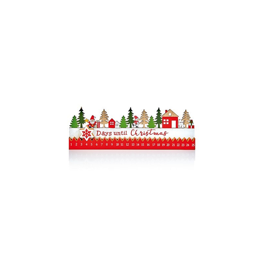 Premier Santa Scene Wooden Advent Calendar