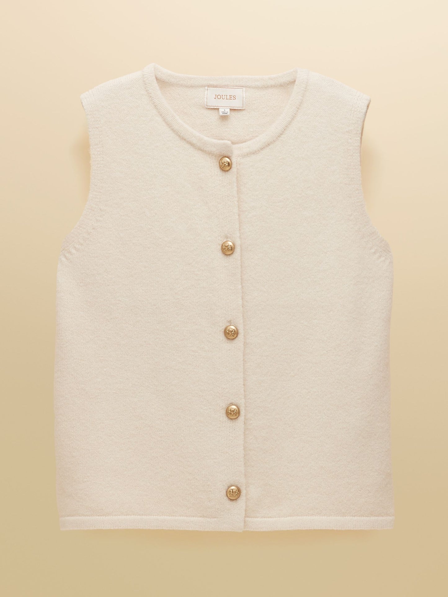 Joules Holly Button Through Knitted Vest