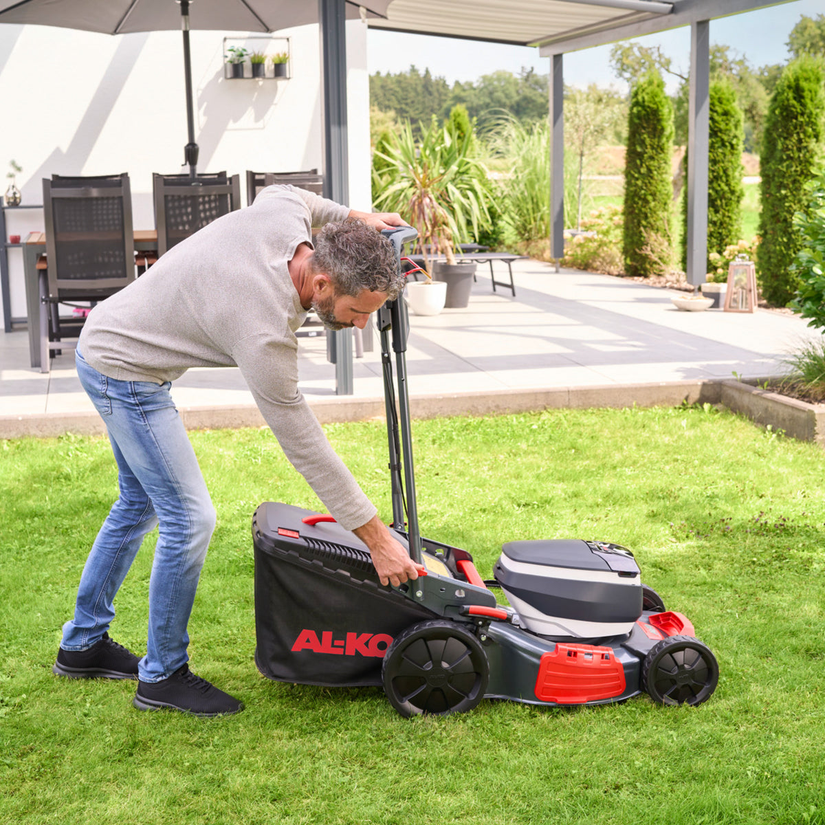 AL-KO 18V/36V Comfort 51.6 Li SP Cordless Self Propelled Lawnmower 51cm Cut
