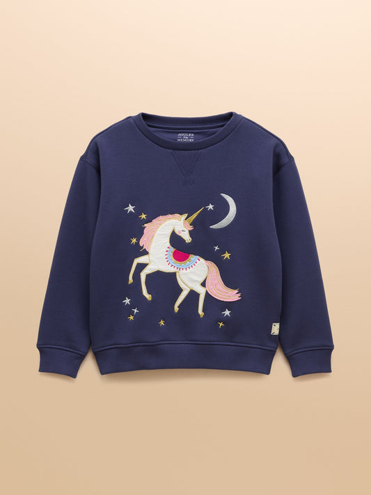 Joules Girls Mackenzie Crew Neck Sweatshirt