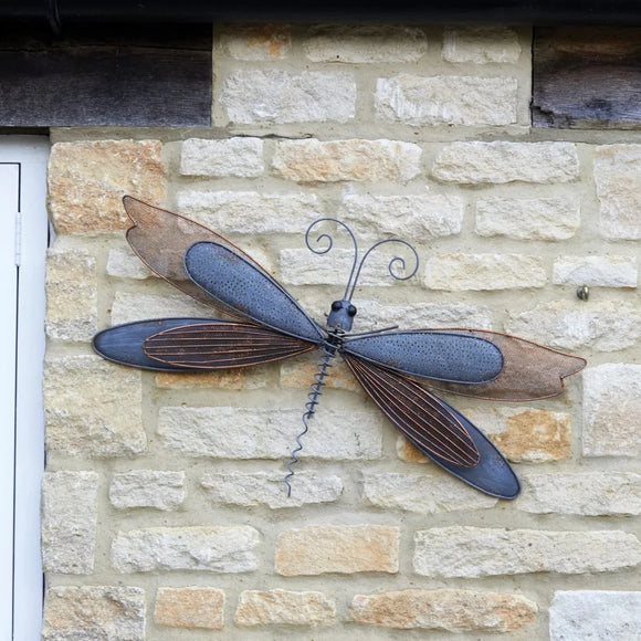 Honey & Wild Wall Dragonfly Decorative Sculpture