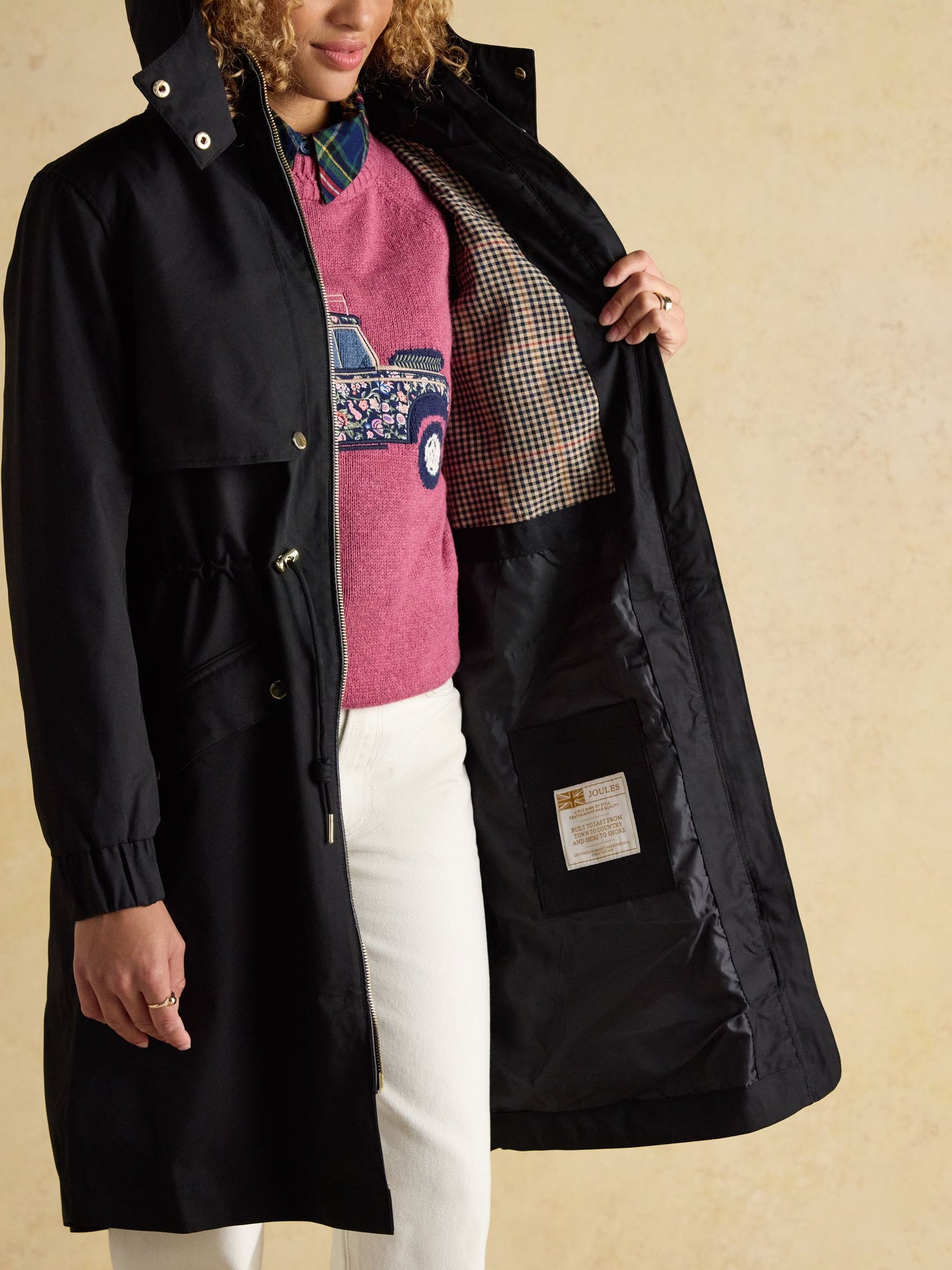 Joules Elbridge Waterproof Coat with Hood