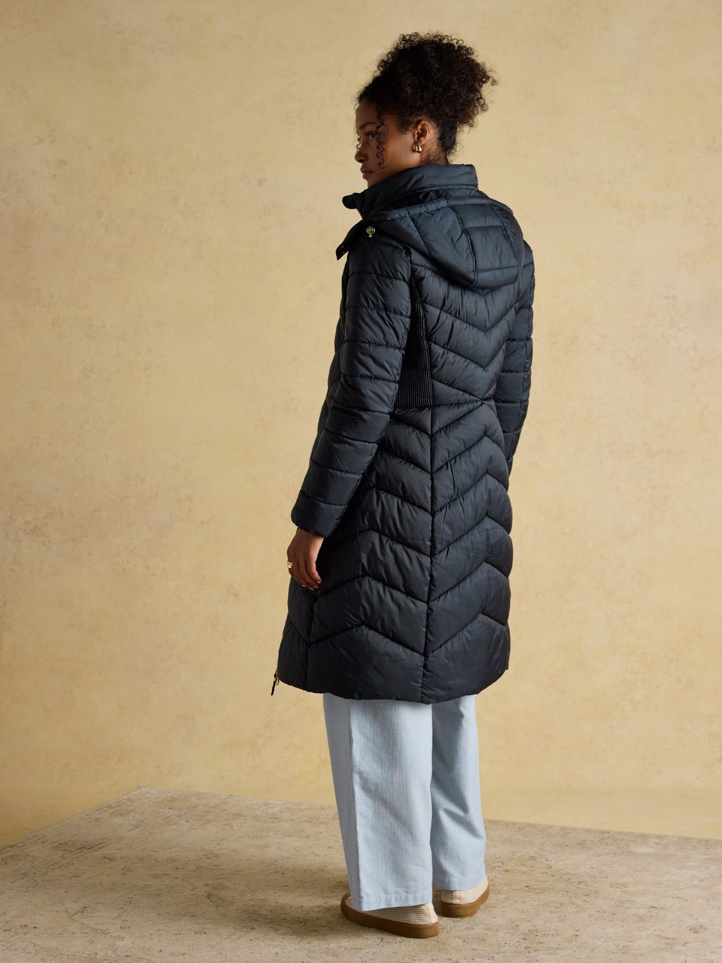 Joules Pembury Showerproof Long Padded Coat