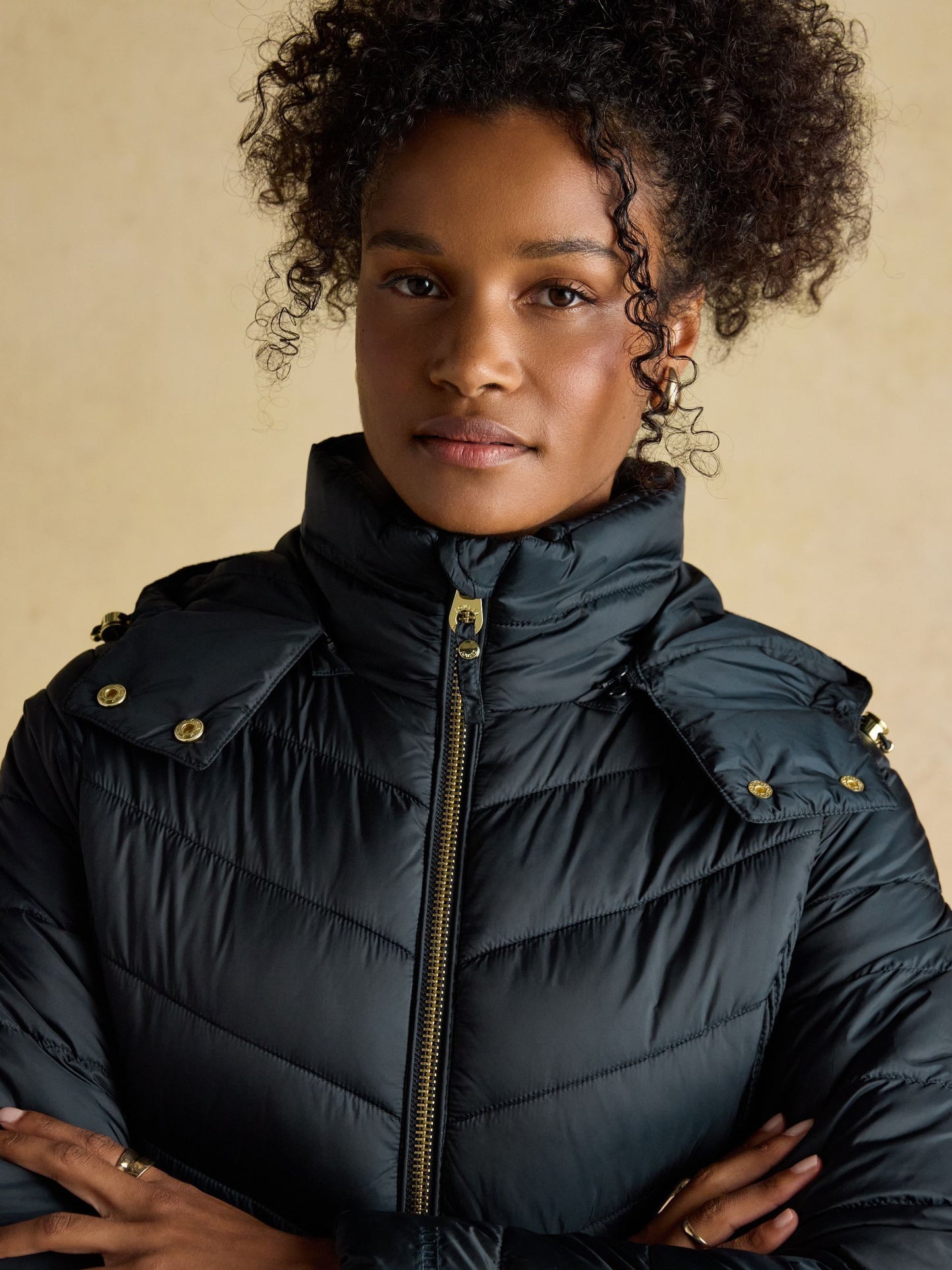 Joules Pembury Showerproof Long Padded Coat