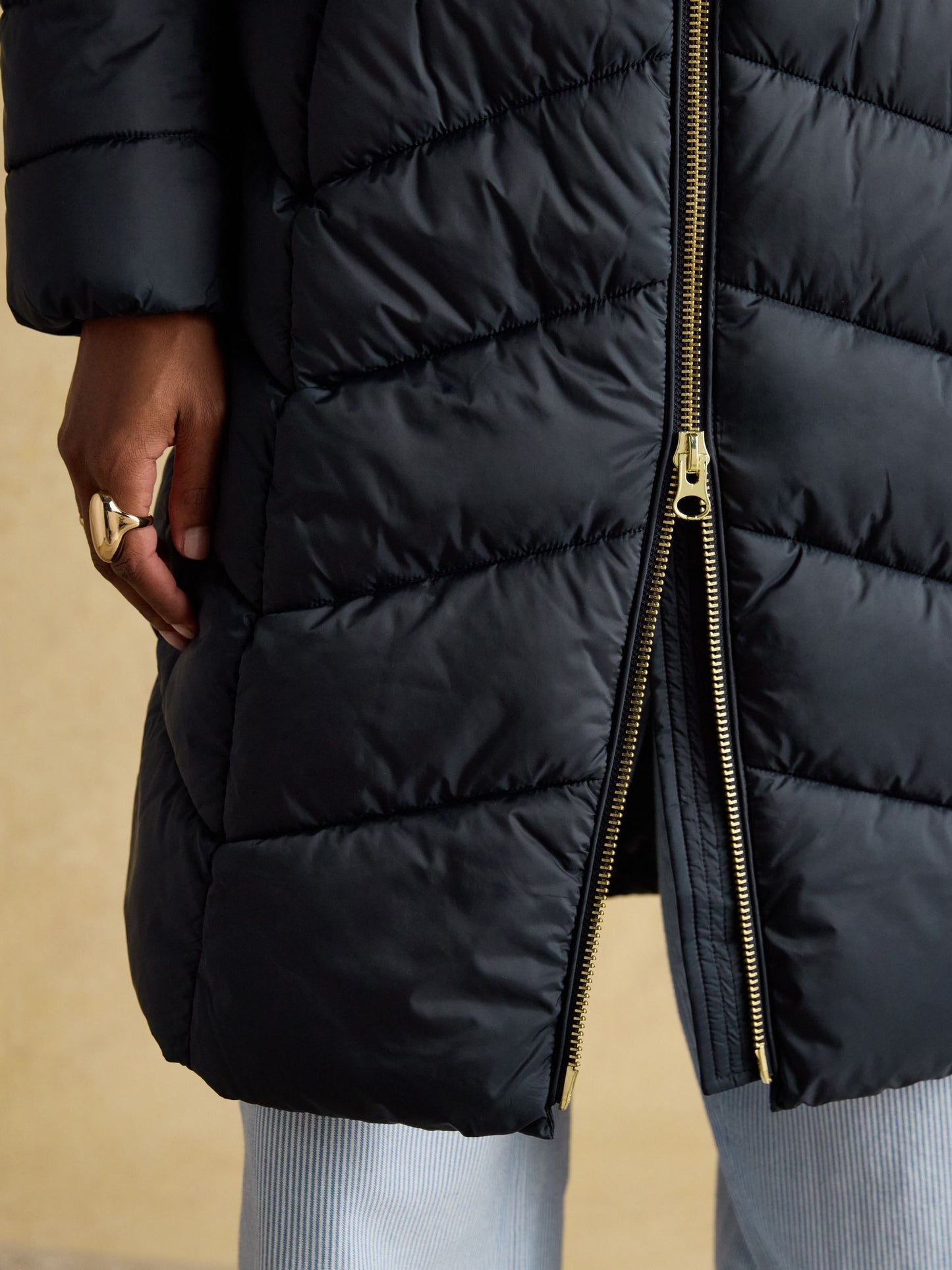 Joules Pembury Showerproof Long Padded Coat