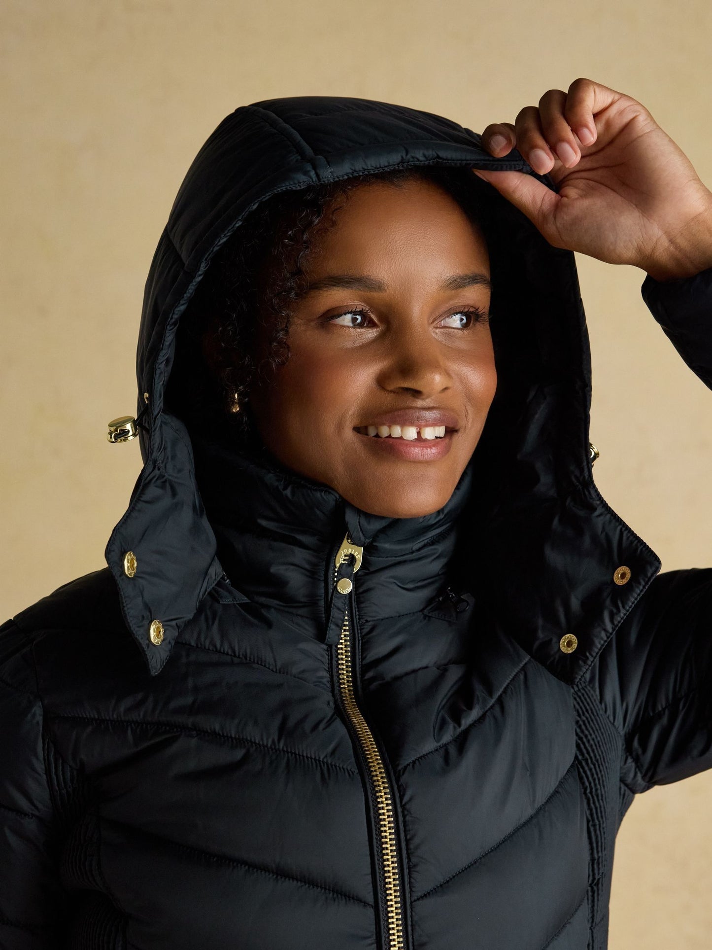 Joules Pembury Showerproof Long Padded Coat