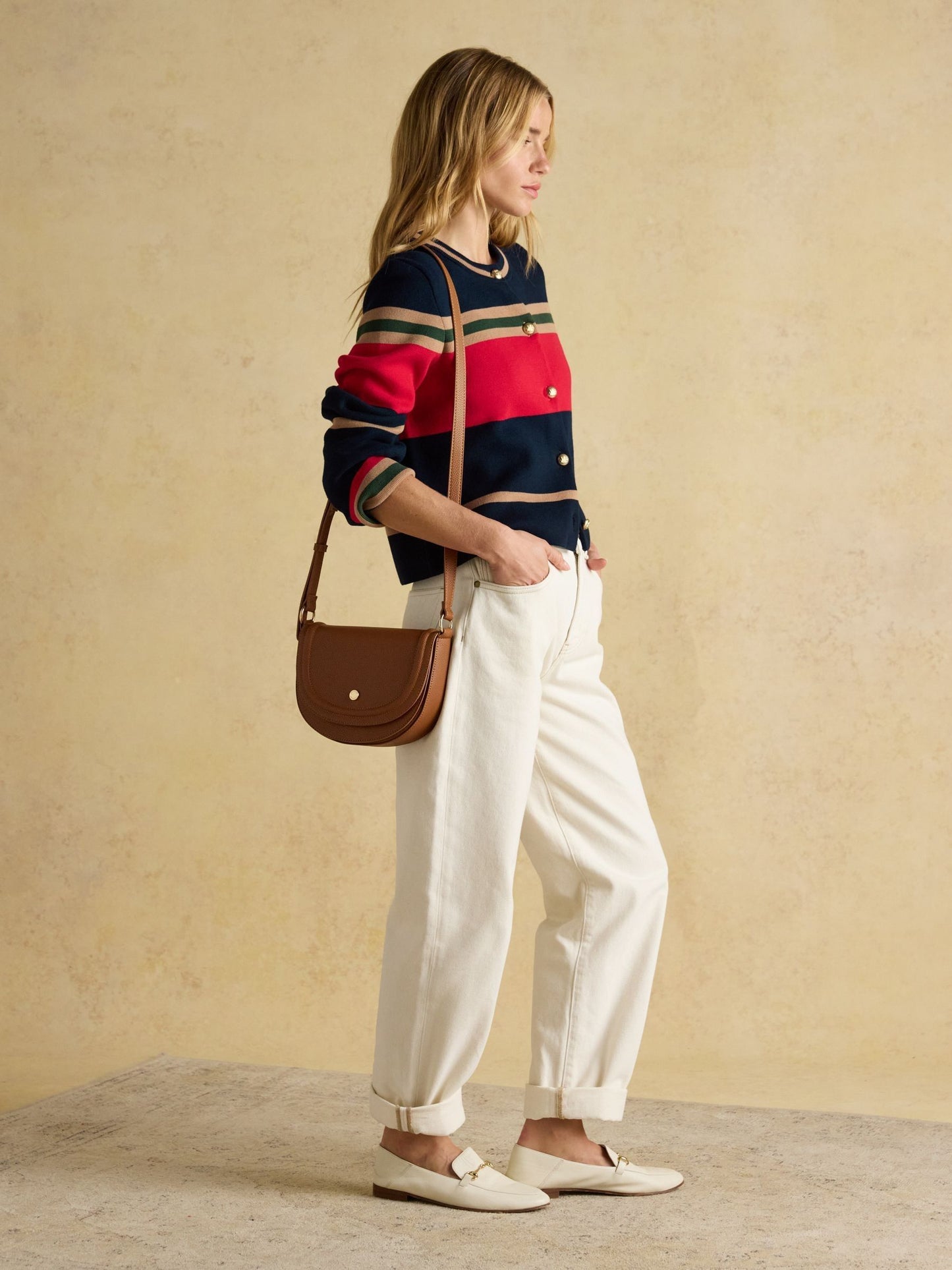 Joules Paloma Half Moon Cross Body Bag