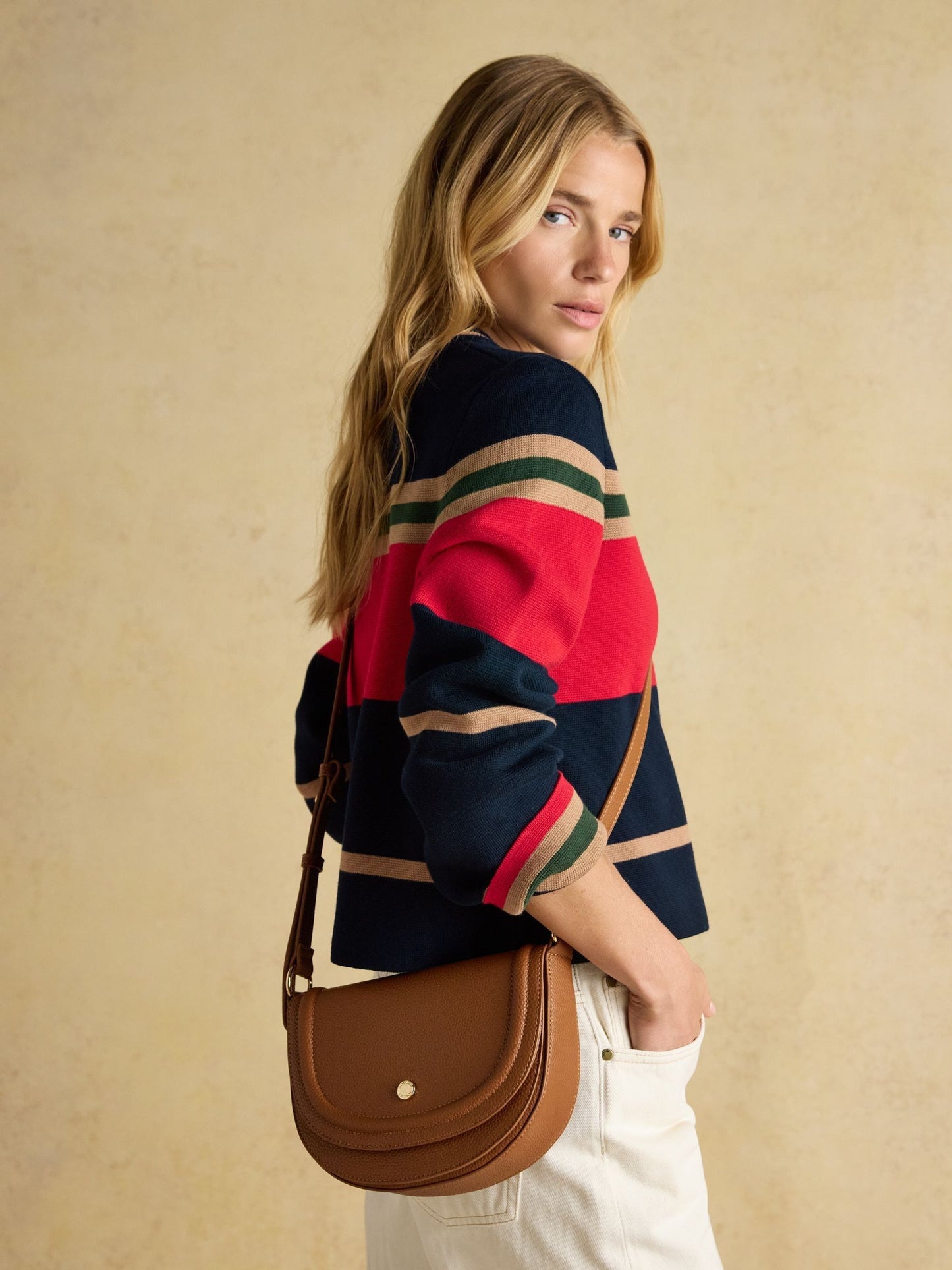 Joules Paloma Half Moon Cross Body Bag