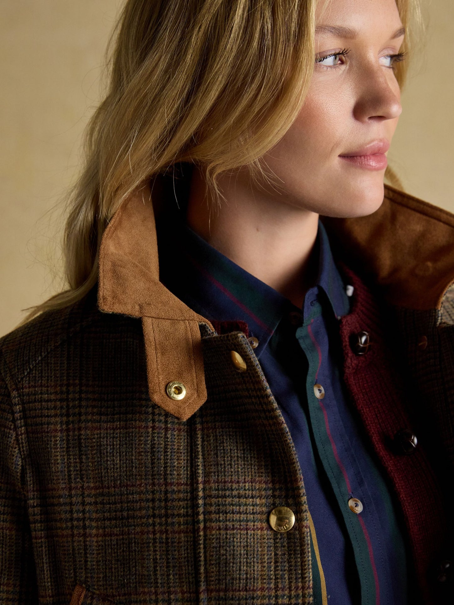 Joules Contemporary Tweed Fieldcoat Coat
