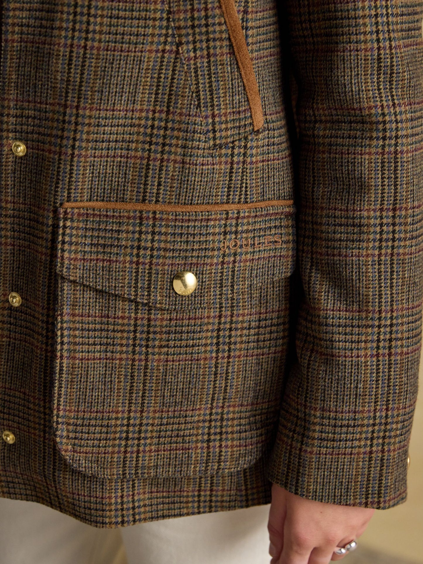 Joules Contemporary Tweed Fieldcoat Coat