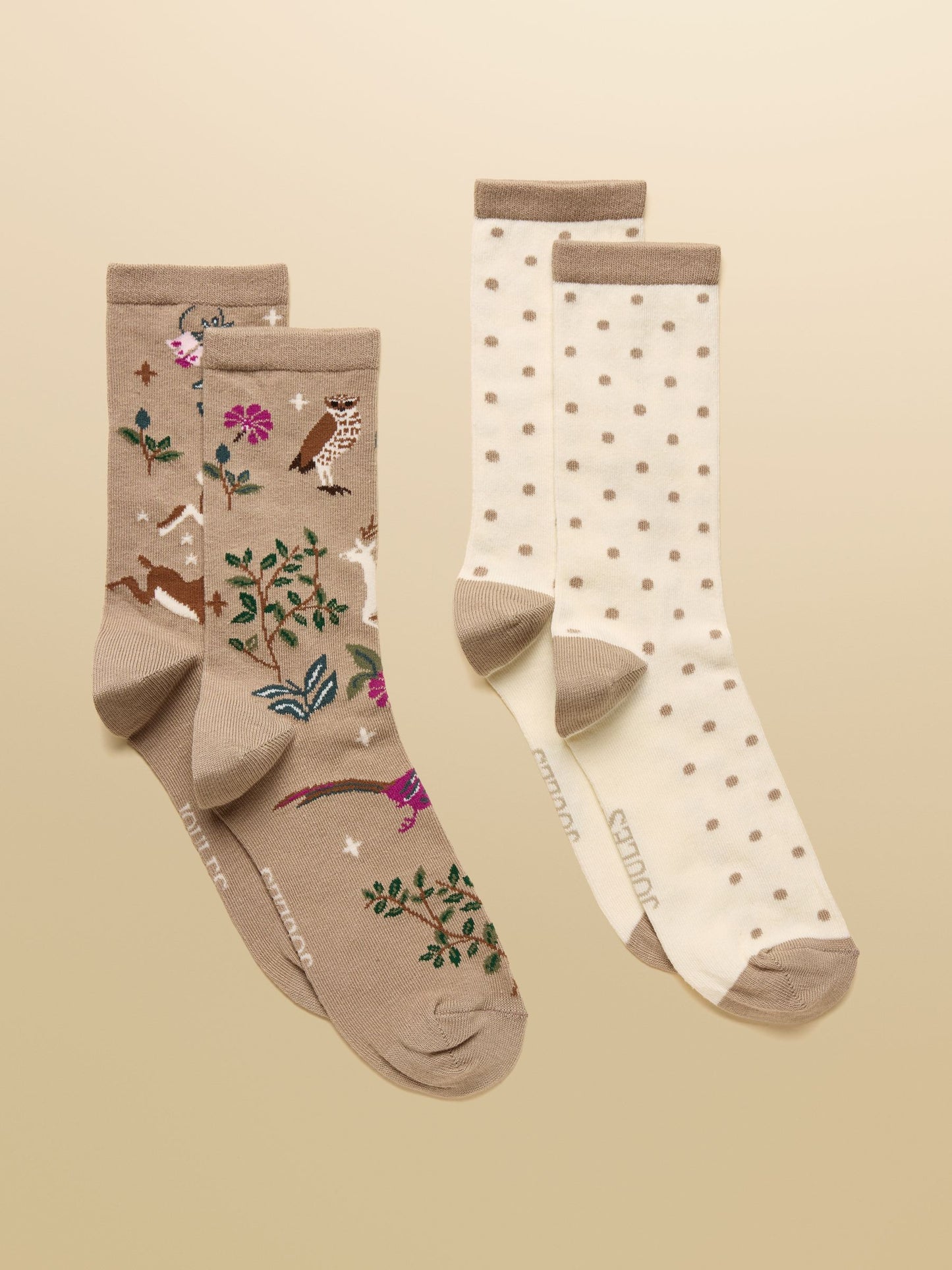 Joules Everyday Women's 2 Pack Socks