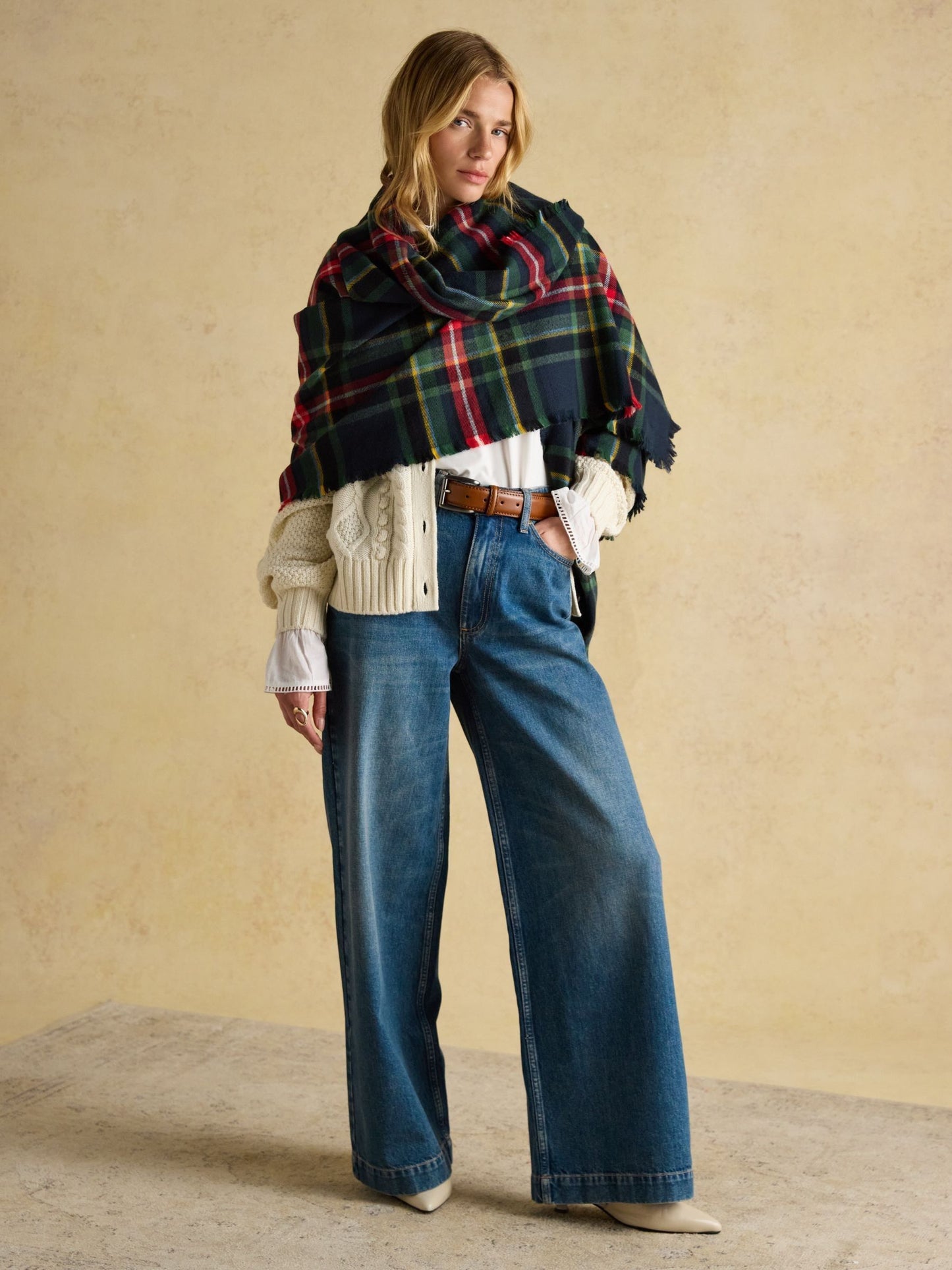 Joules Bracewell Blanket Scarf