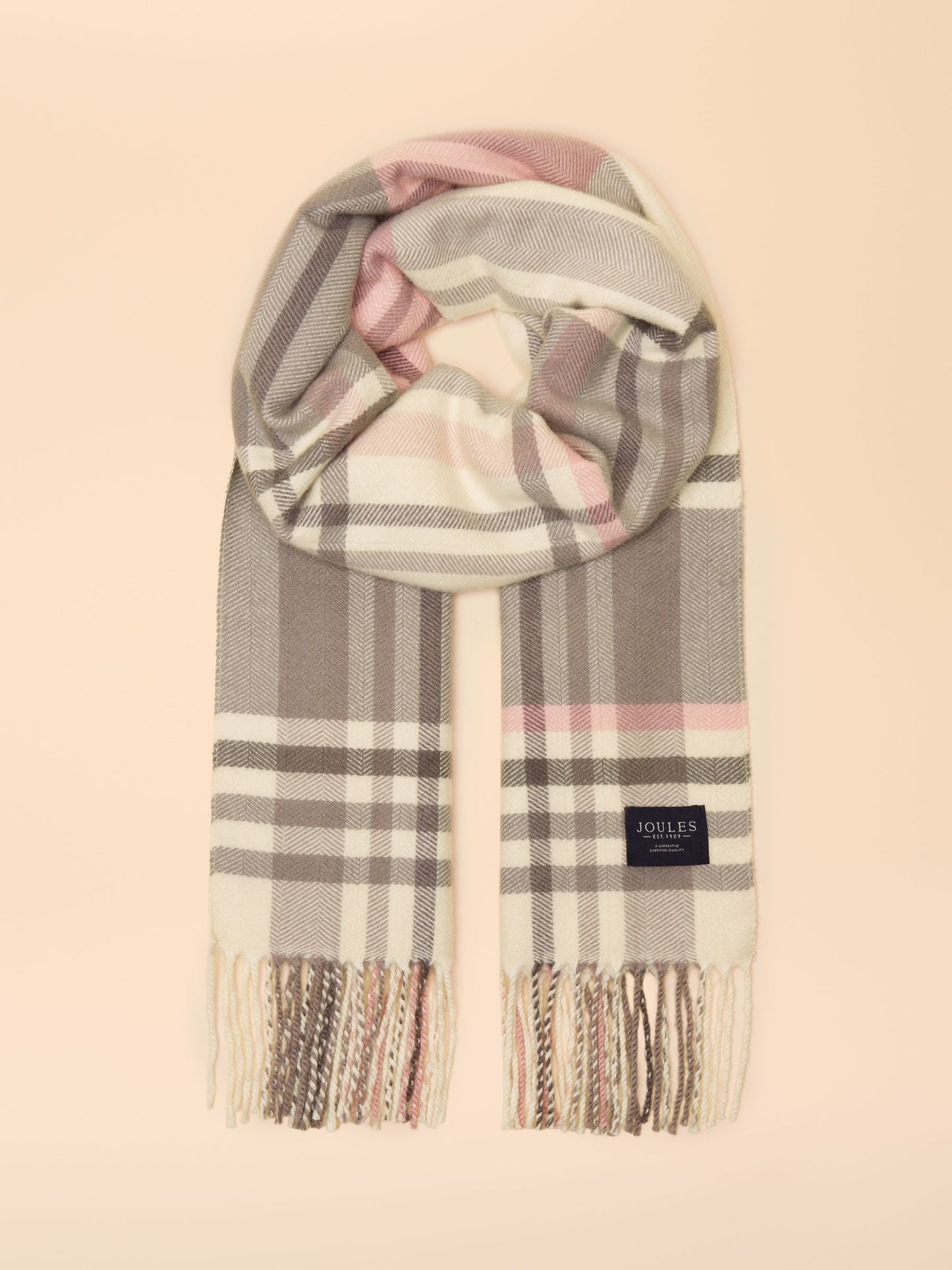 Joules Langtree Check Scarf