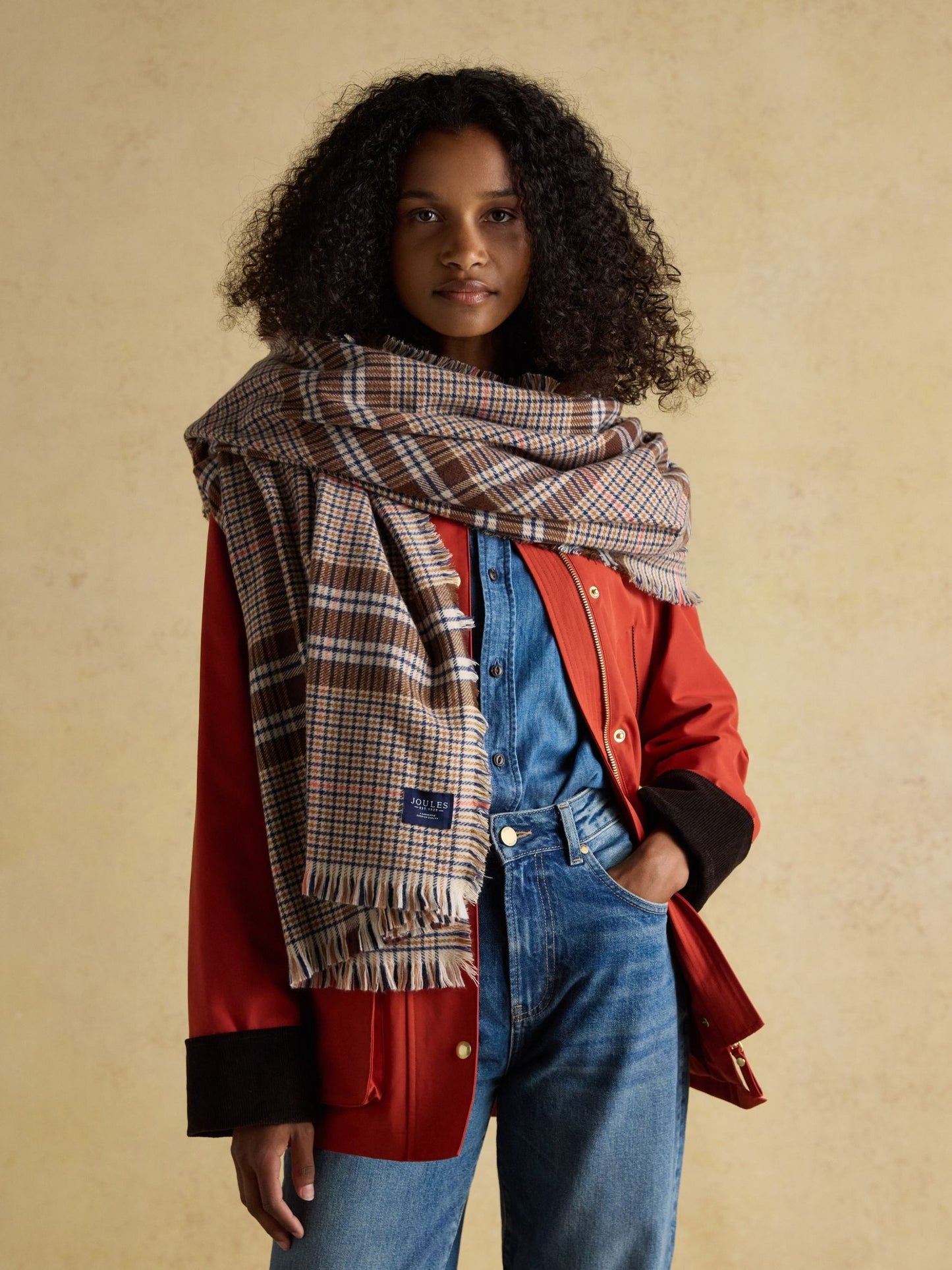 Joules Bracewell Blanket Scarf