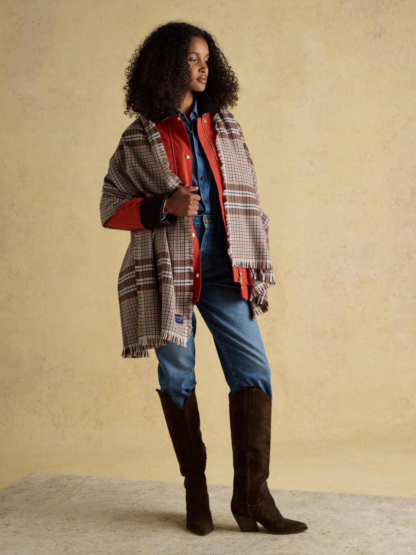 Joules Bracewell Blanket Scarf