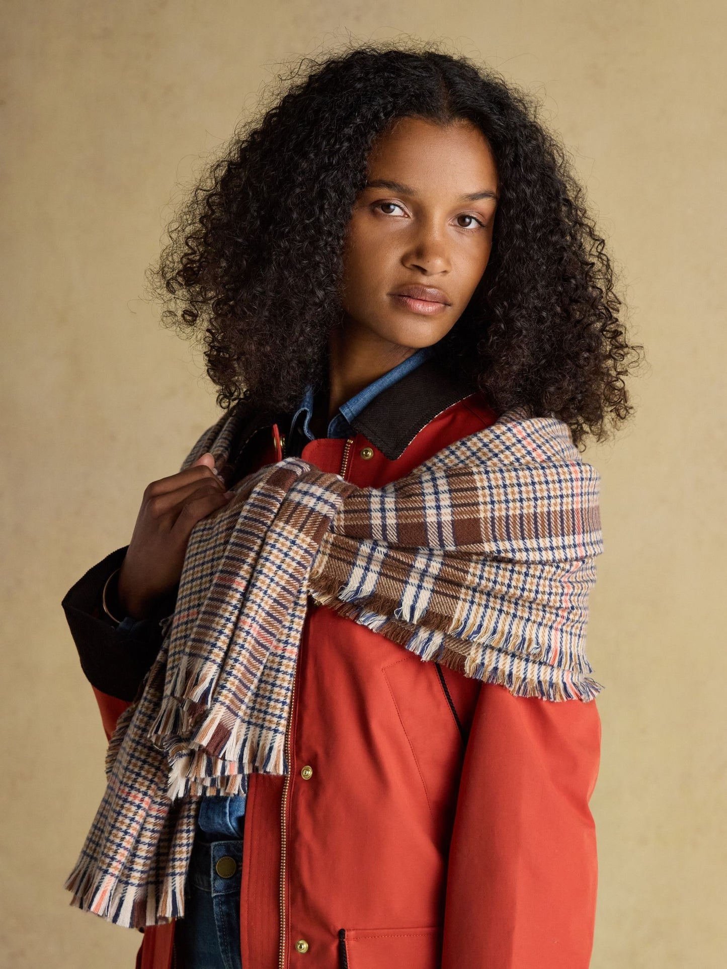 Joules Bracewell Blanket Scarf