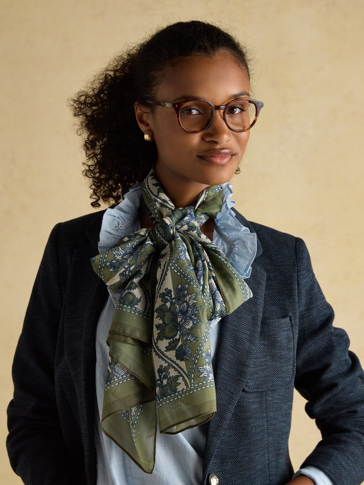 Joules Abberton Lightweight Printed Scarf