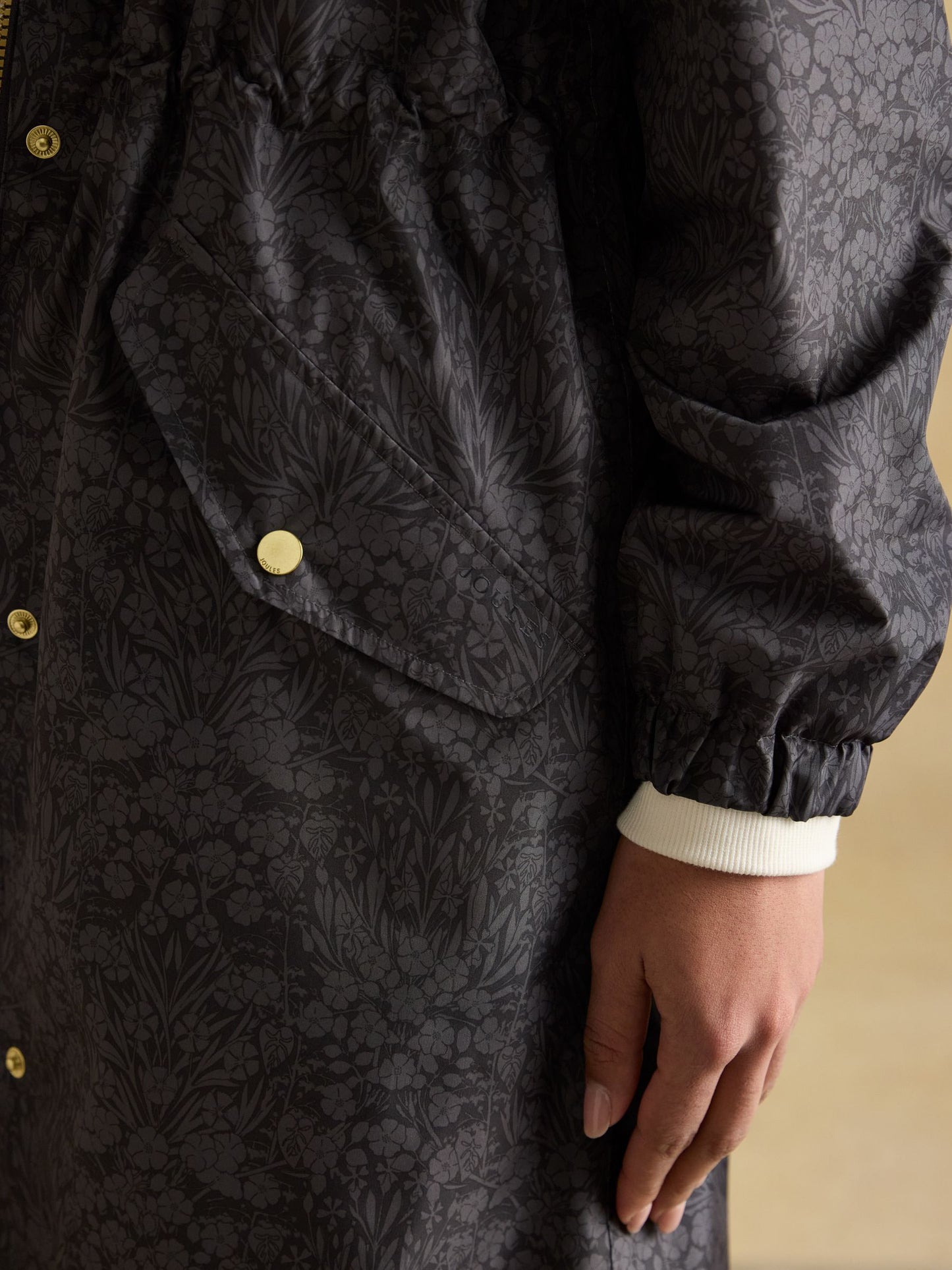 Joules Holkham Waterproof Printed Packable Raincoat