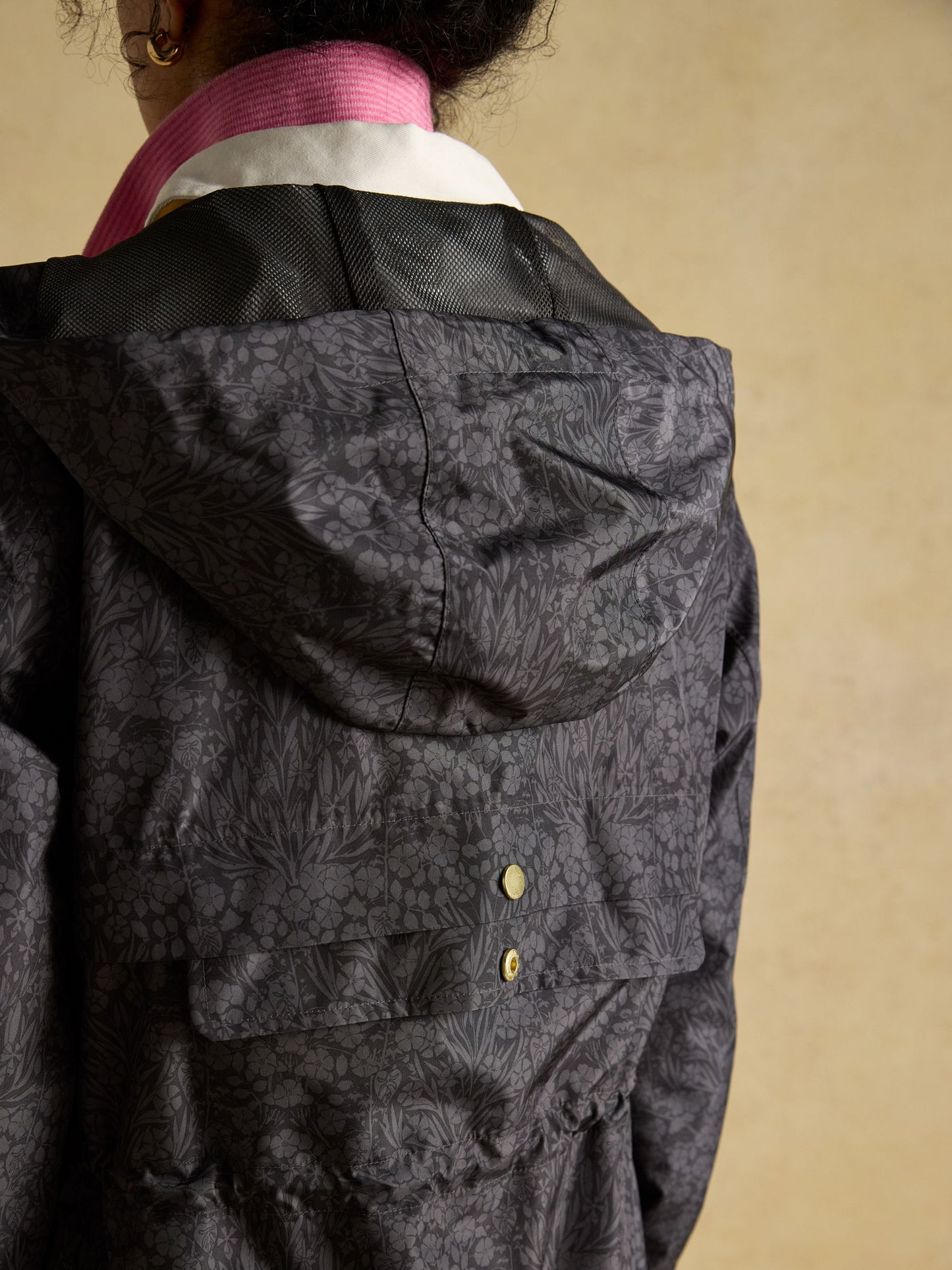 Joules Holkham Waterproof Printed Packable Raincoat