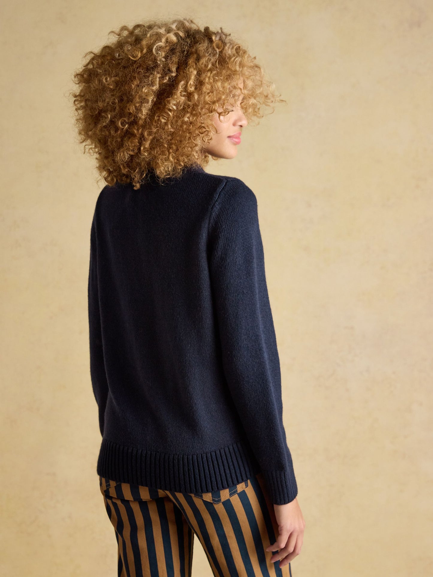 Joules Noelle Embroidered Knitted Christmas Jumper
