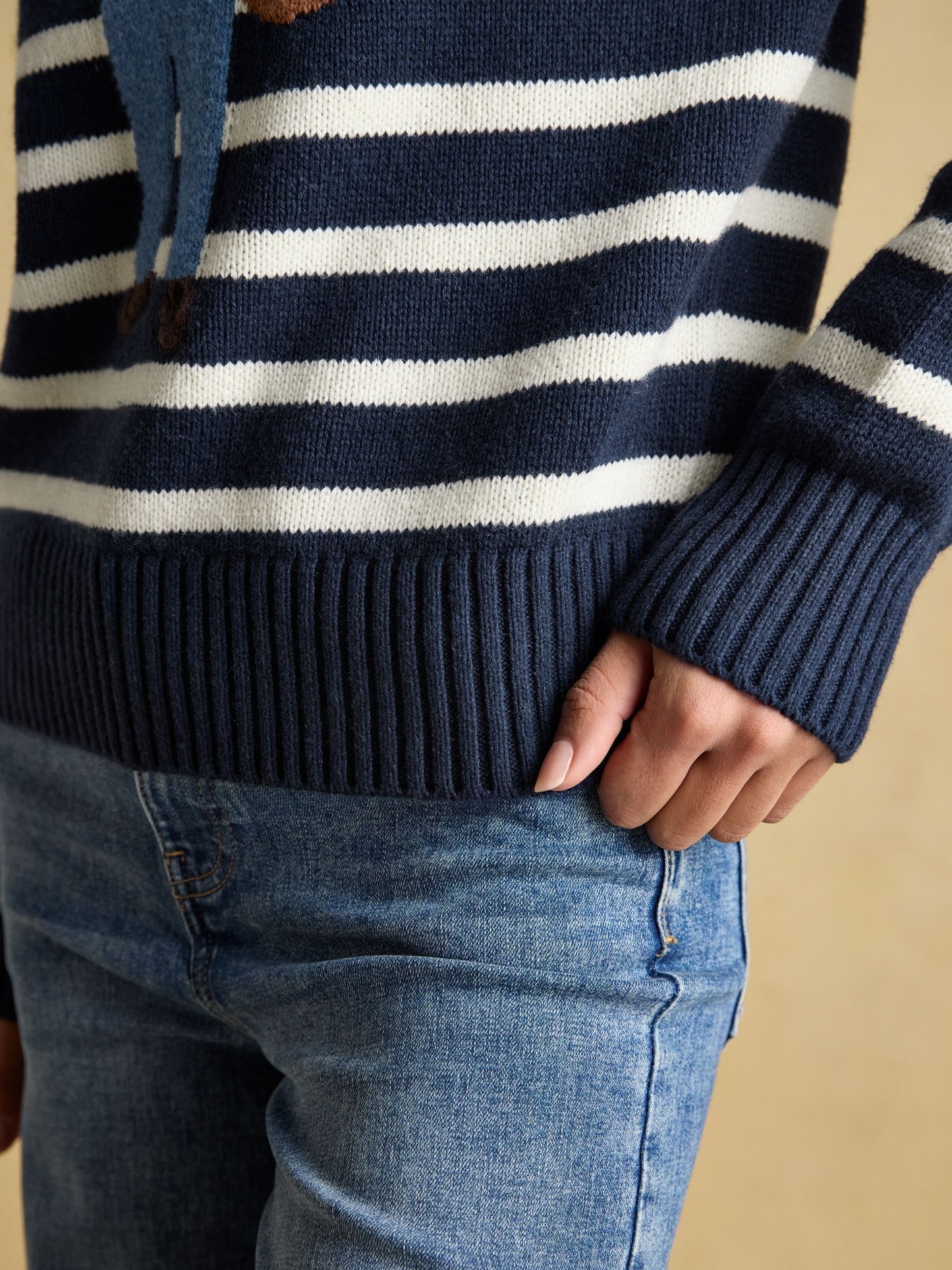 Joules Jonty Crew Neck Intarsia Jumper
