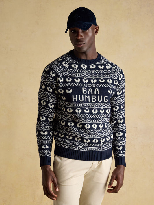 Joules Mens Intarsia Christmas Jumper