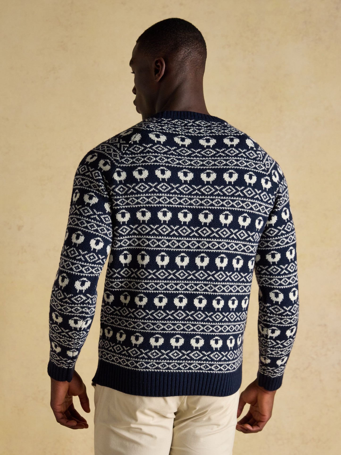 Joules Mens Intarsia Christmas Jumper
