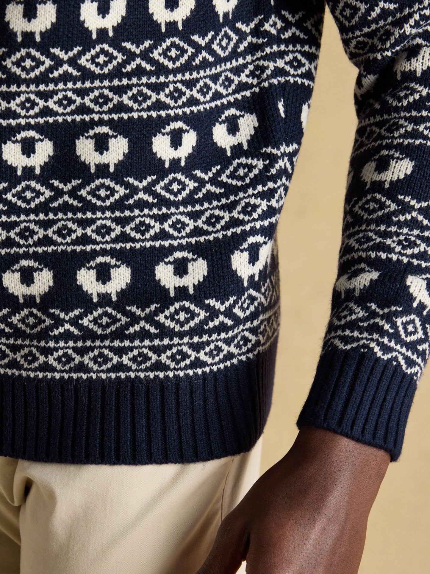 Joules Mens Intarsia Christmas Jumper