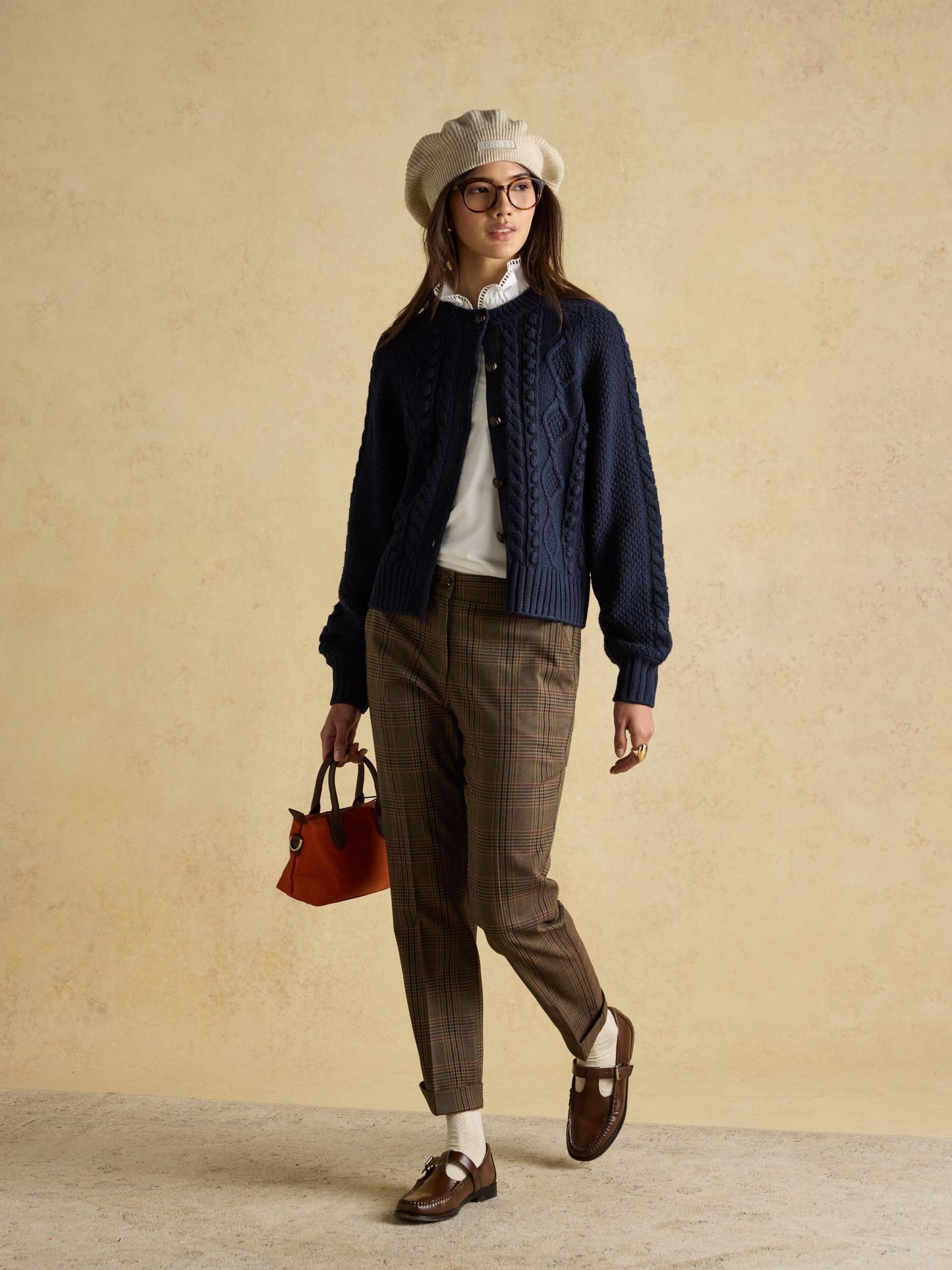 Joules Rafferty Cable Knit Cardigan