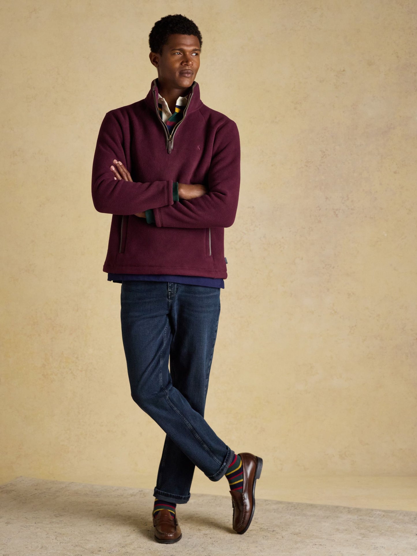 Joules Men's Heritage Quarter Zip Fleece