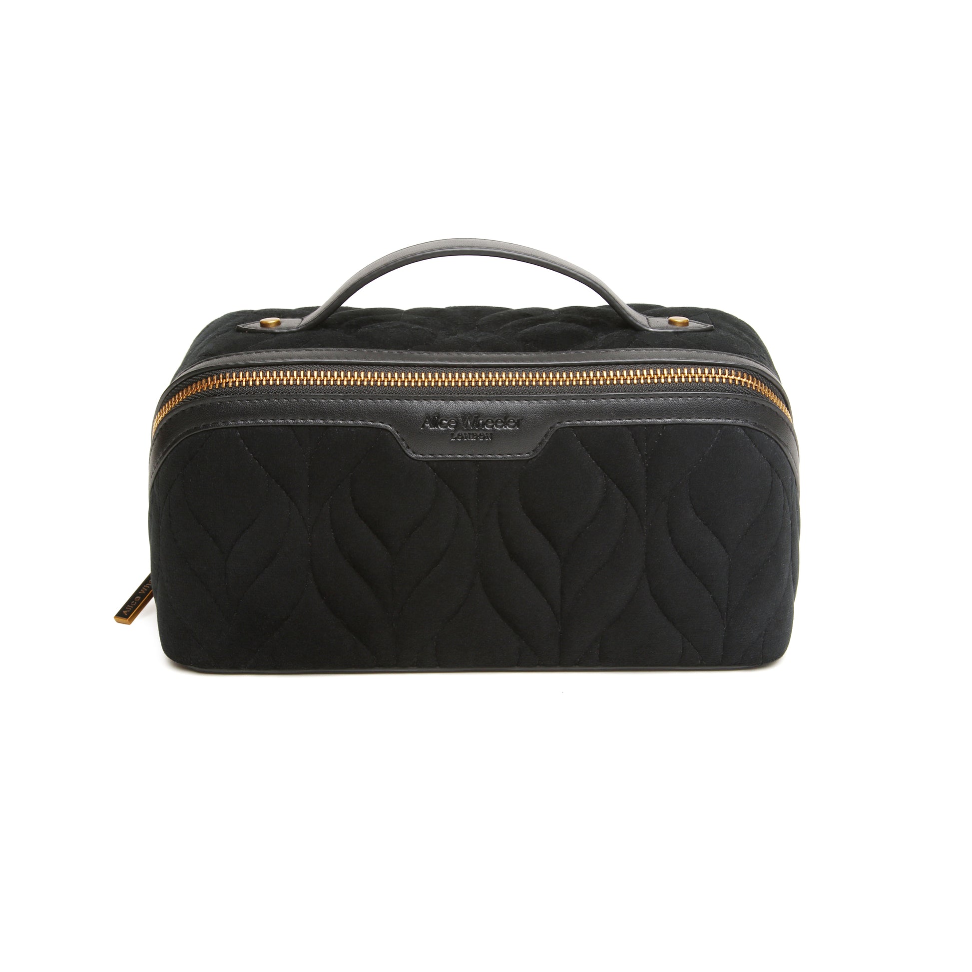 Alice Wheeler Velvet Train Case