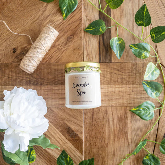 Ivy & Twine Lavender Spa (190g) Candle