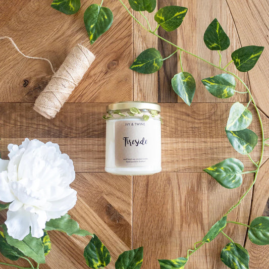Ivy & Twine Fireside (190g) Candle