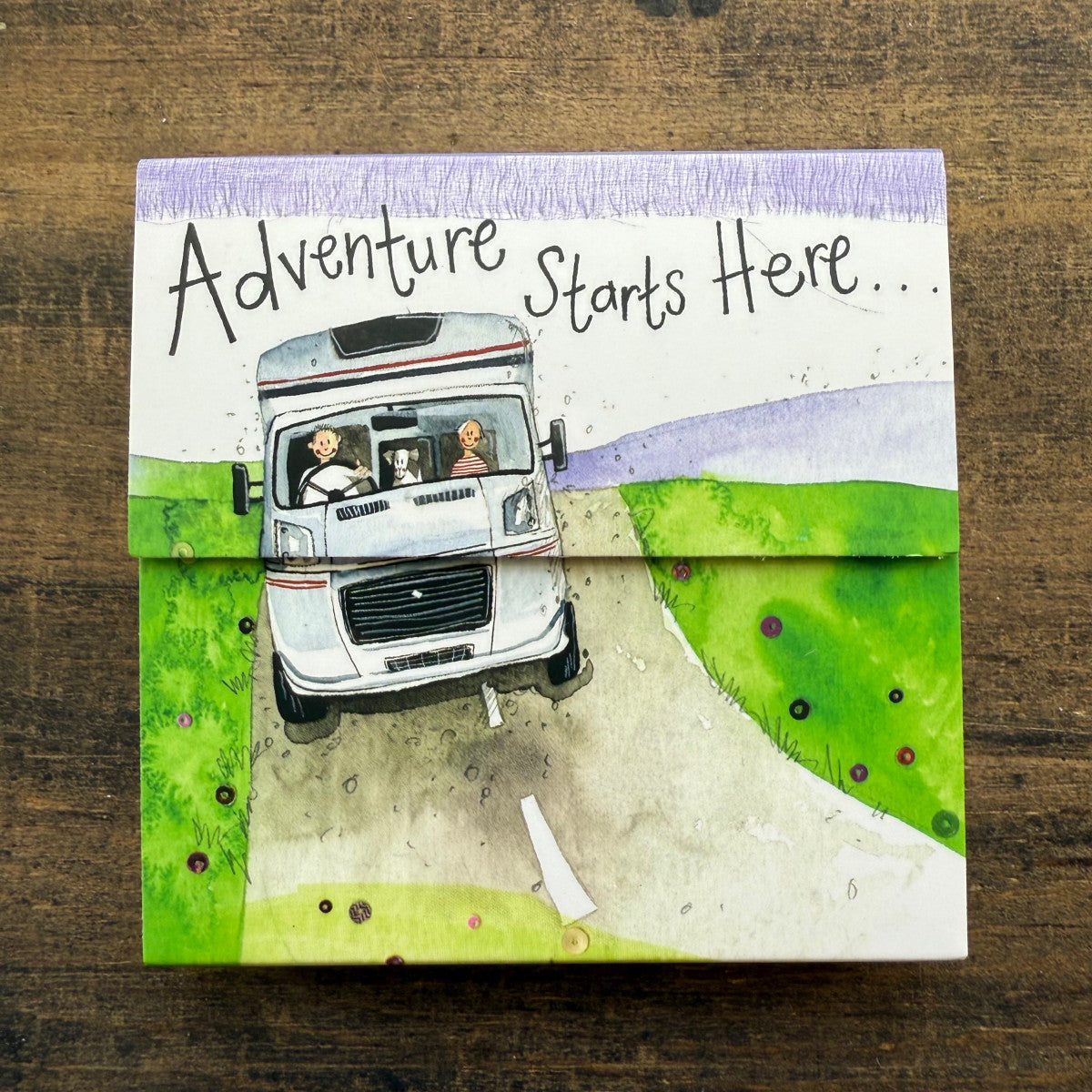 Alex Clark Adventure Starts Here Mini Magnetic Notepad