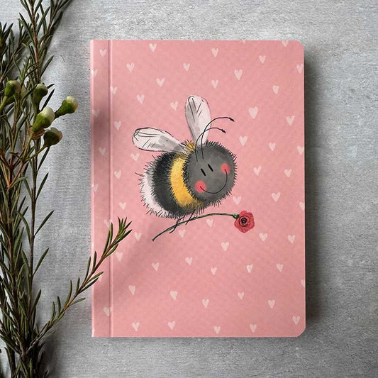Alex Clark Bee & Flower Blank Notebook