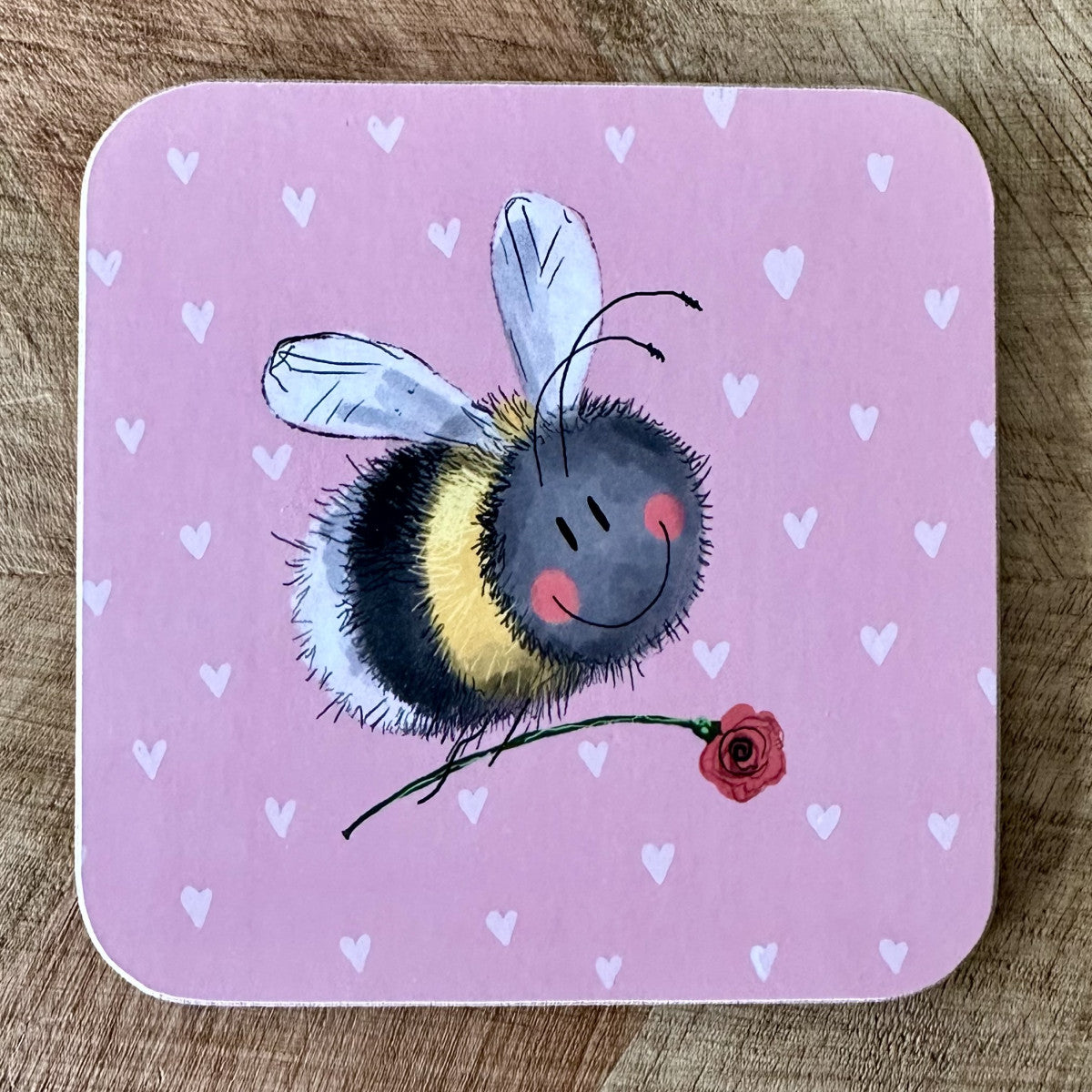 Alex Clark Bee & Flower Coaster
