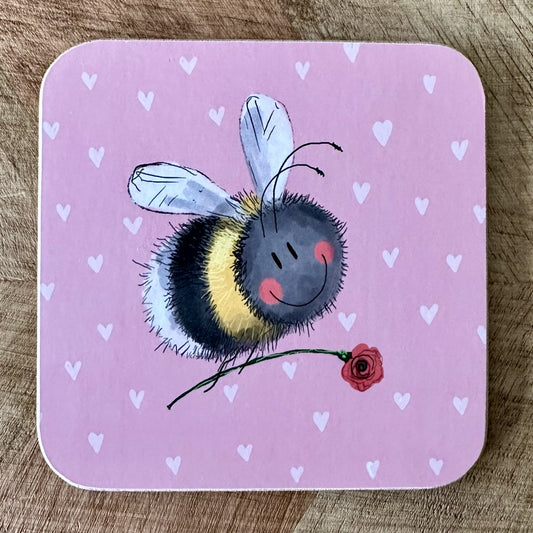 Alex Clark Bee & Flower Coaster