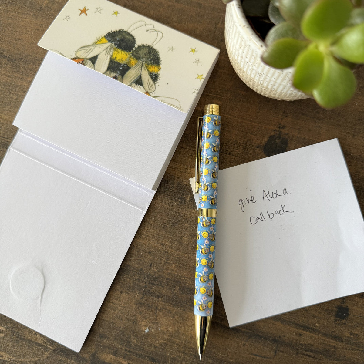 Alex Clark Bees & Daisy Mini Magnetic Notepad
