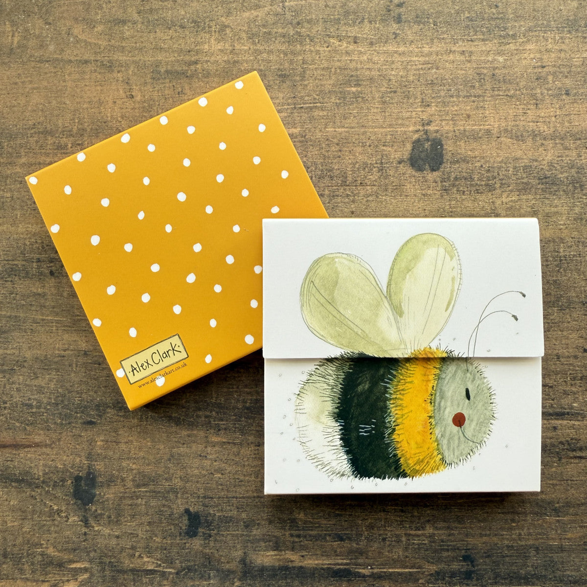 Alex Clark Big Bee Mini Magnetic Notepad