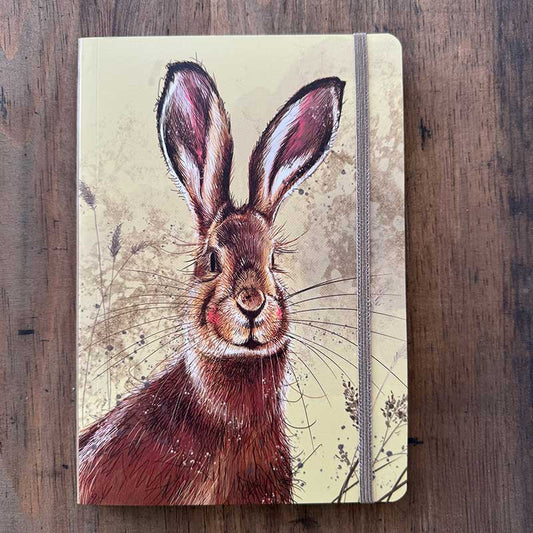 Alex Clark Brown Hare Large Notebook