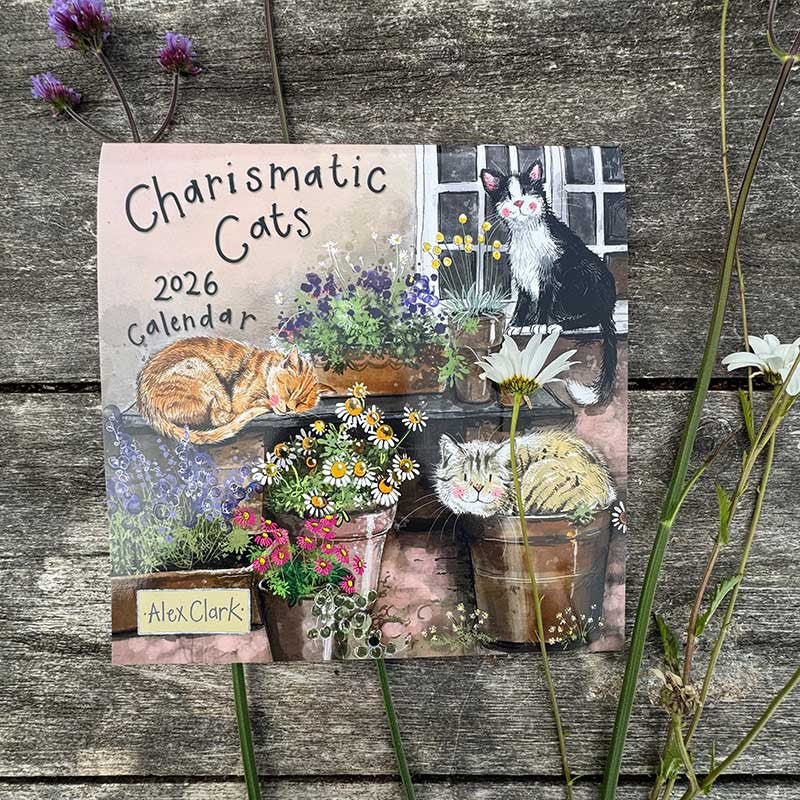 Alex Clark Charismatic Cats Calendar 2026