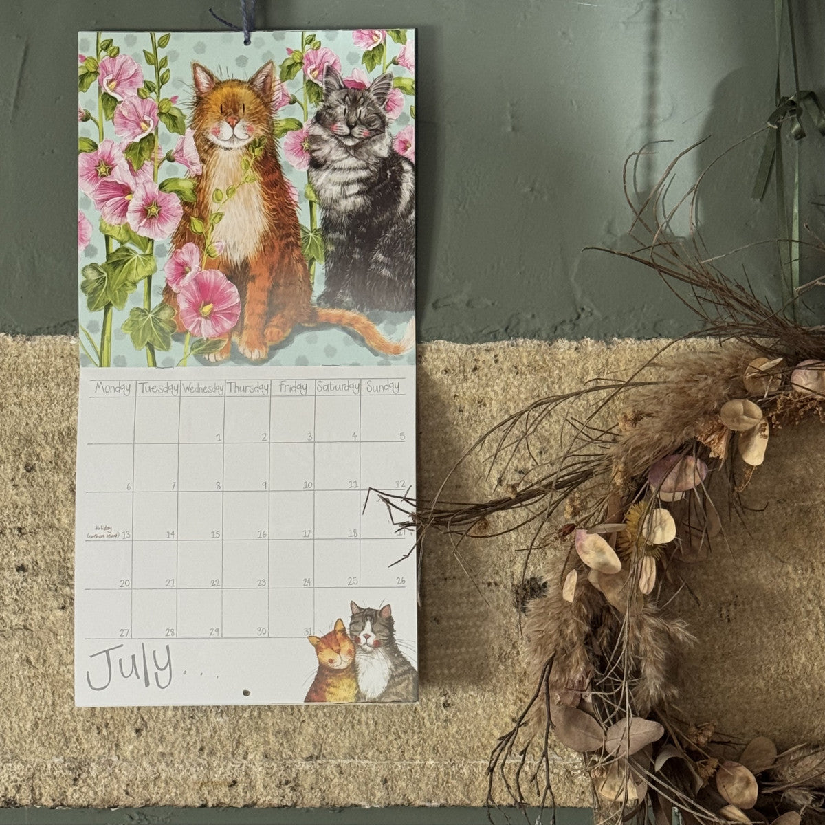 Alex Clark Charismatic Cats Calendar 2026