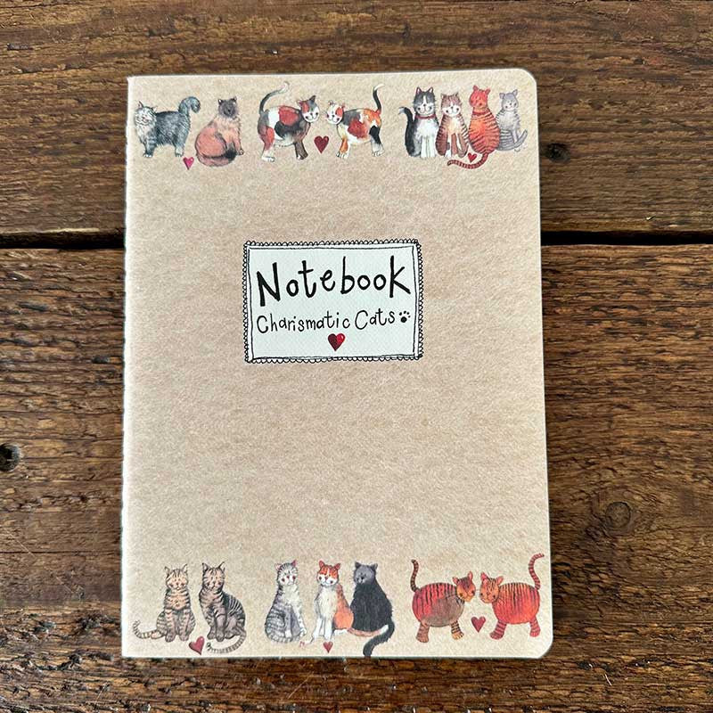 Alex Clark Charismatic Cats Medium Soft Notebook