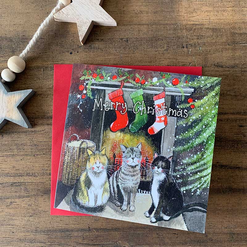 Alex Clark Christmas Cat Boxed Cards