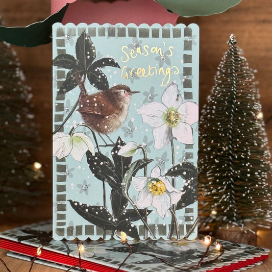 Alex Clark Christmas Rose Doodles Card Pack