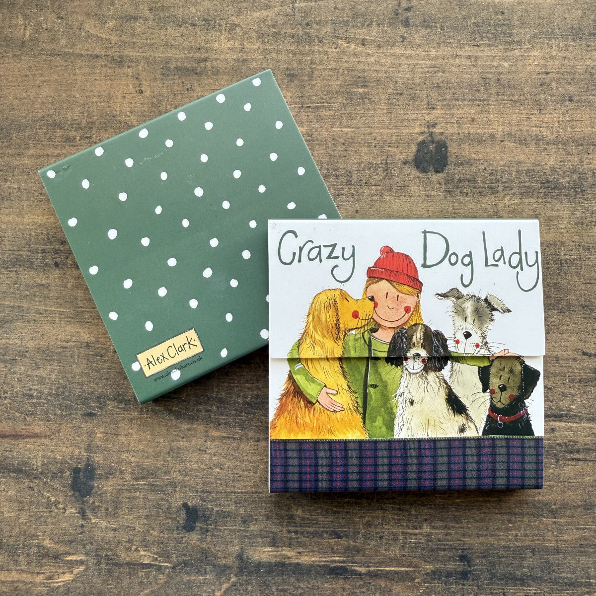 Alex Clark Crazy Dog Lady Mini Magnetic Notepad