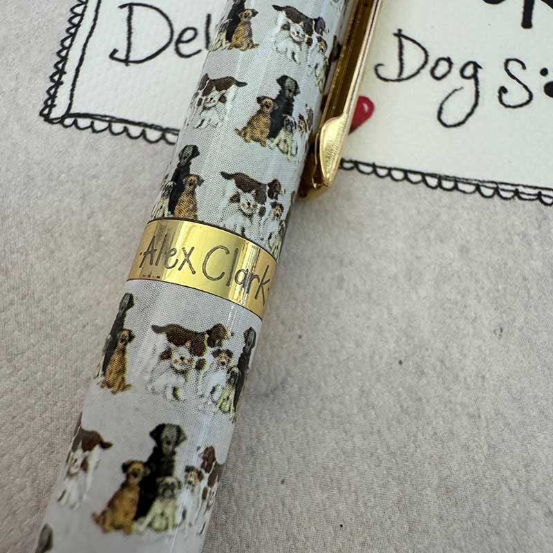 Alex Clark Delightful Doggies Ballpoint Pen