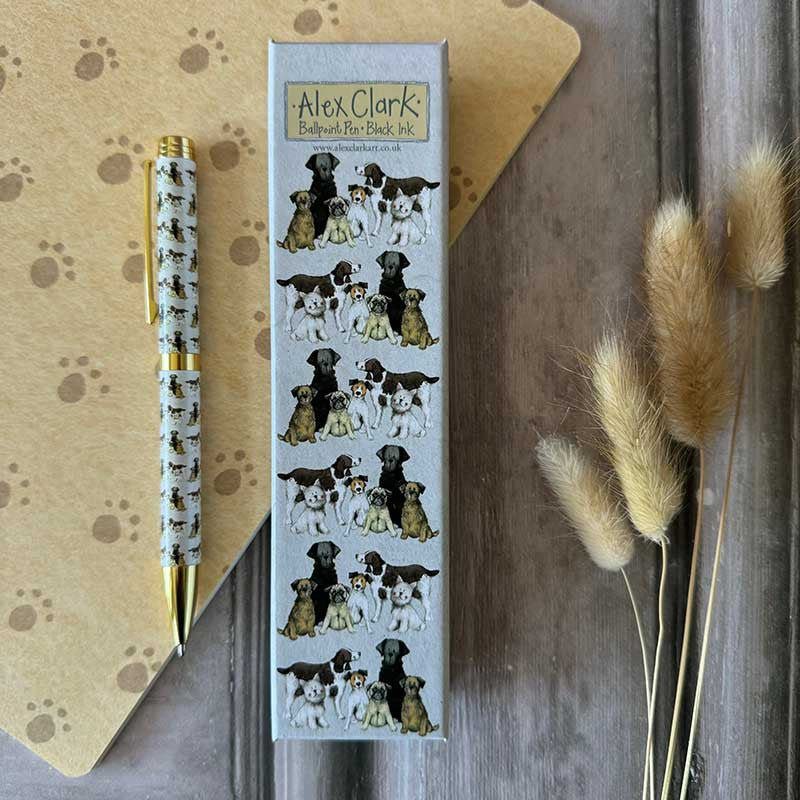 Alex Clark Delightful Doggies Ballpoint Pen